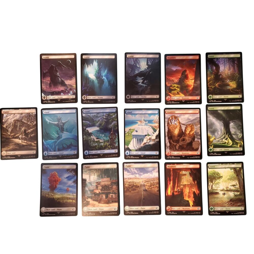 MTG - Final Fantasy - Basic Land Set of 16